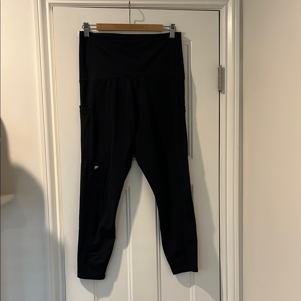 Fabletics PureLuxe Black High-Waisted Leggings